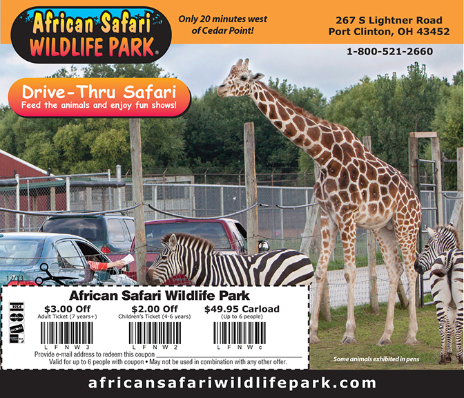 sandusky african safari wildlife park